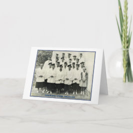 Vintage American-American-Abschluss-Card Karte