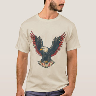 Vintage American Eagle 4. Juli T-Shirt