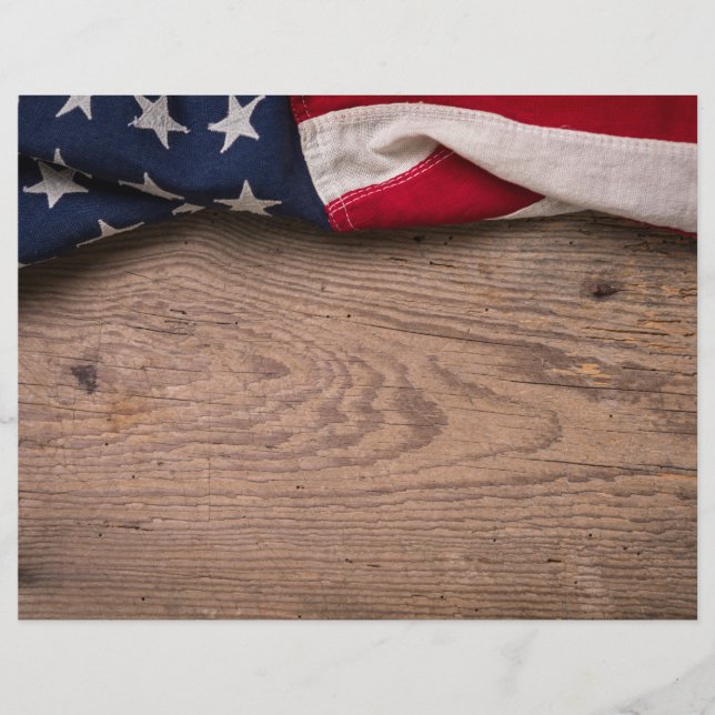 Vintage American Flag Border Flyer (Vorne)