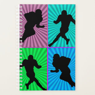 Vintage American Football Player For Football Love Planer