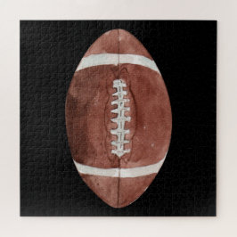 Vintage American Football Wasserfarben-Kunst