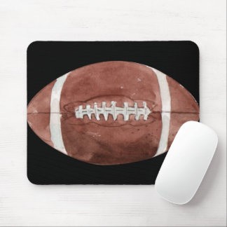 Vintage American Football Wasserfarben-Kunst Mousepad