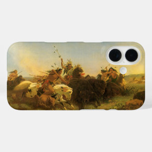 Vintage American West Art, Büffeljagd von Wimar title_seo2