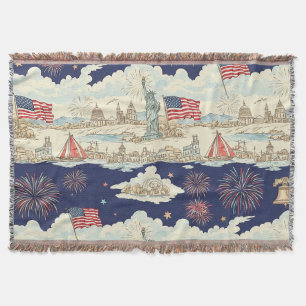 Vintage-Americana-Feuerwerk-Szene (1) Decke