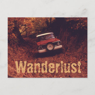 Vintage Americana Wanderlust Postkarte