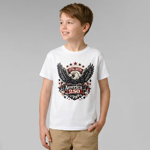 Vintage Amerika 250 Weißkopfseeadler 1776-2026 Pat T-Shirt