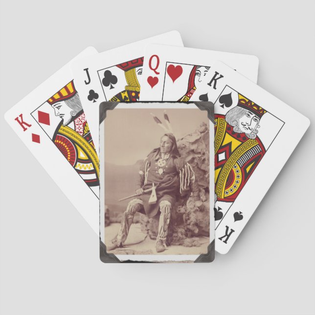 Vintage amerikanische Chefspielkarten Spielkarten (Rückseite)