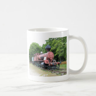 Vintage amerikanische Dampf-Lokomotive Kaffeetasse