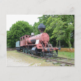 Vintage amerikanische Dampf-Lokomotive Postkarte