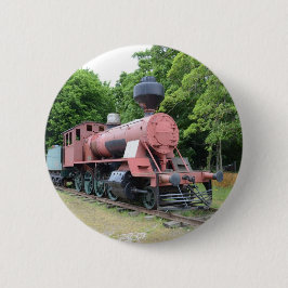 Vintage amerikanische Dampflokomotive Button