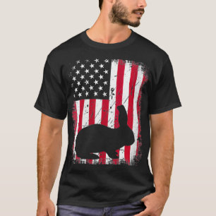 Vintage amerikanische Fahne 4. T-Shirt