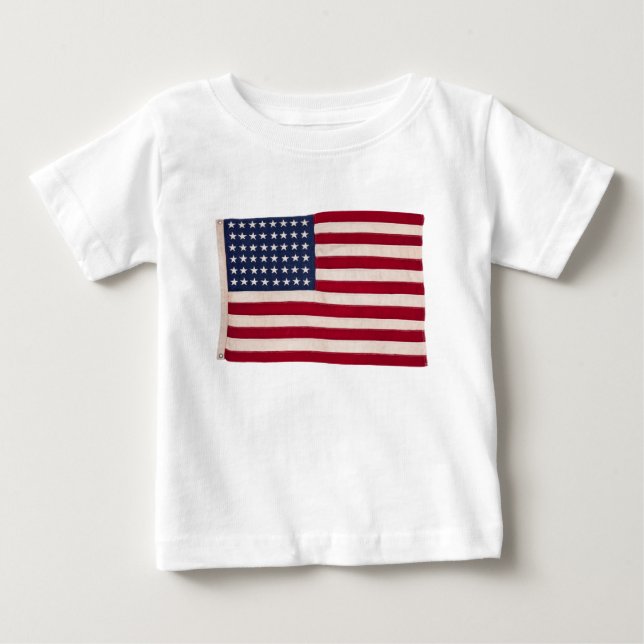 Vintage amerikanische Flagge Baby T-shirt (Vorderseite)