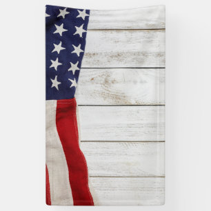 Vintage amerikanische Flagge Banner