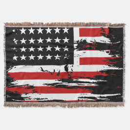Vintage amerikanische Flagge Decke