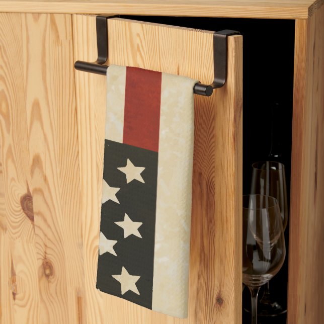 Vintage amerikanische Flagge Handtuch (Drittel gefaltet)