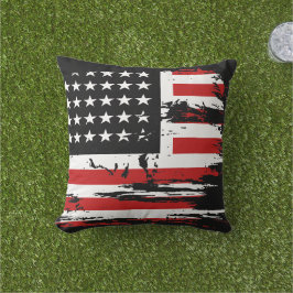 Vintage amerikanische Flagge Kissen