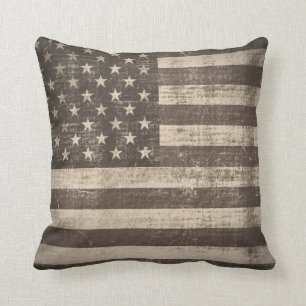 Vintage-Amerikanische-Flagge-Kissen Kissen