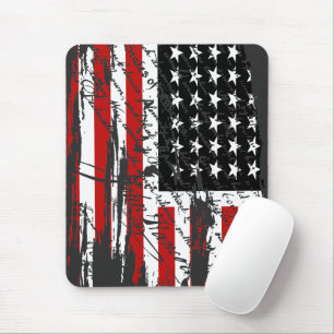 Vintage amerikanische Flagge Mousepad
