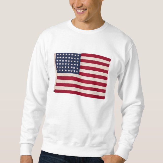 Vintage amerikanische Flagge Sweatshirt (Vorderseite)