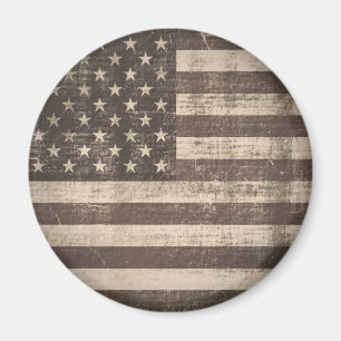 Vintage amerikanische Flaggen-Magneten Magnet