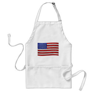 Vintage amerikanische Flaggen-Schürze Schürze