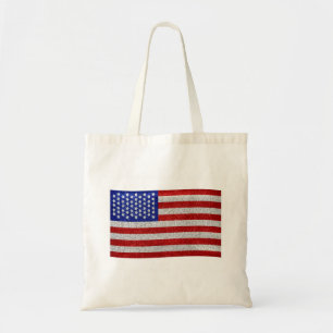 Vintage amerikanische Flaggen-Tasche Tragetasche