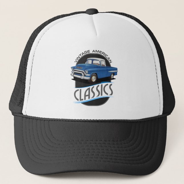 Vintage amerikanische Klassiker gmc Truckerkappe (Vorderseite)