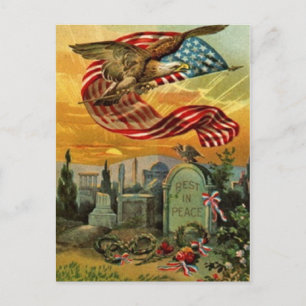 Vintage amerikanische Kunst Postkarte