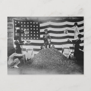 Vintage amerikanische Landschaft Postkarte