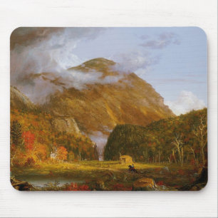 Vintage amerikanische Landschaftsmalerei "A View o Mousepad