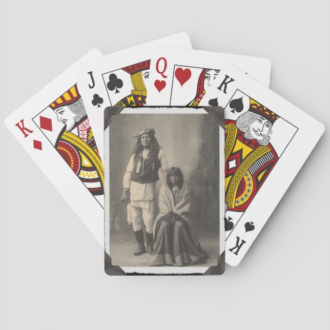 Vintage amerikanische Spielkarten (Rückseite)