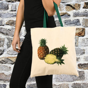Vintage Ananas, Bio Obst Tragetasche