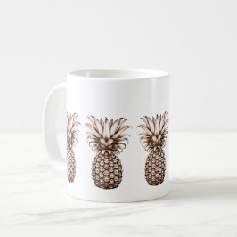 Vintage Ananas Kaffeetasse