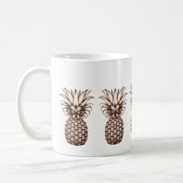 Vintage Ananas Kaffeetasse