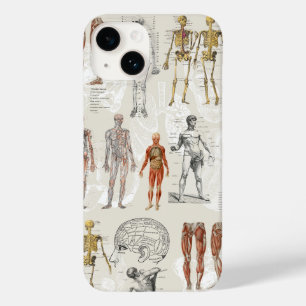 Vintage Anatomie Biologie Illustrationen Case-Mate iPhone 14 Hülle