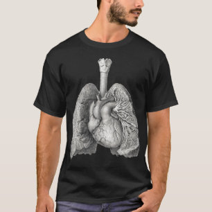 Vintage Anatomie der Anatomie des menschlichen Her T-Shirt