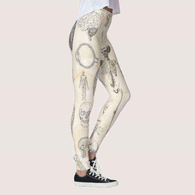 Vintage Anatomie Leggings (Rechts)