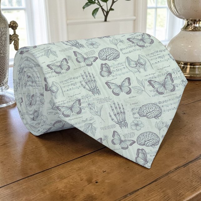 Vintage Anatomy Science Custom Necktie Krawatte (Von Creator hochgeladen)