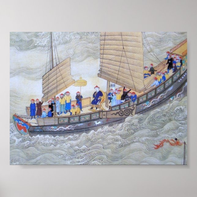 Vintage Ancient Chinese Art Poster (Vorne)