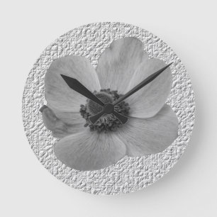 Vintage Anemone Wall Clock Runde Wanduhr