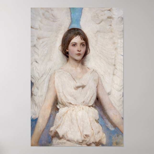 Vintage Angel Print - Abbott Handerson Thayer Poster (Vorne)