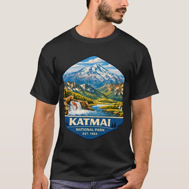 Vintage Angelköder T-Shirt (Vorderseite)