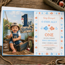 Vintage Angelrute O-Fish-Ally One 1. Geburtstag I