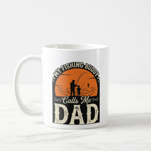 Vintage-Angler-Kumpel-Vater-Shirt-Design_1 Kaffeetasse