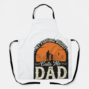 Vintage-Angler-Kumpel-Vater-Shirt-Design_1 Schürze