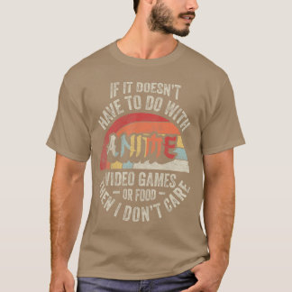Vintage Anime Videospiel Essen Videospiele Essen A T-Shirt