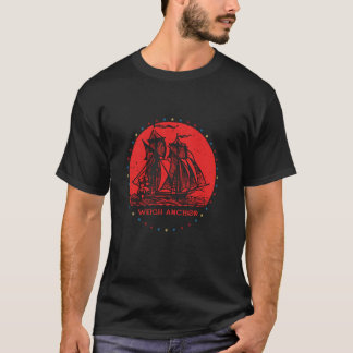 Vintage Anker abwägen Schoner T-Shirt