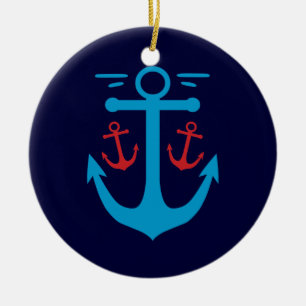 Vintage Anker Keramikornament