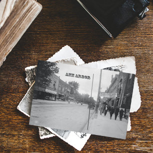 Vintage Ann Arbor Postkarte