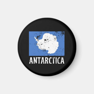 Vintage Antarktis-Flagge Magnet